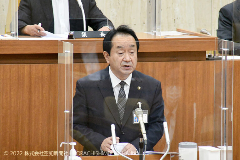 【美唄市長選】 板東美唄市長が再選出馬を表明 プレス空知